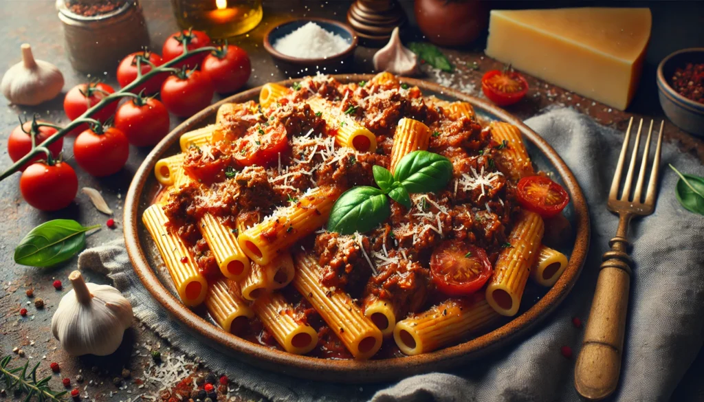 Rigatoni Bolognese
