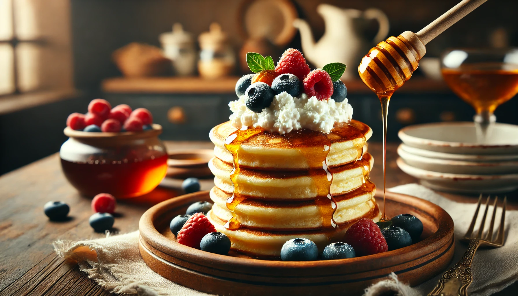 7 Minutes Simple, Light,Easy and Fluffy Pancakes Recipe with Cottage Cheese