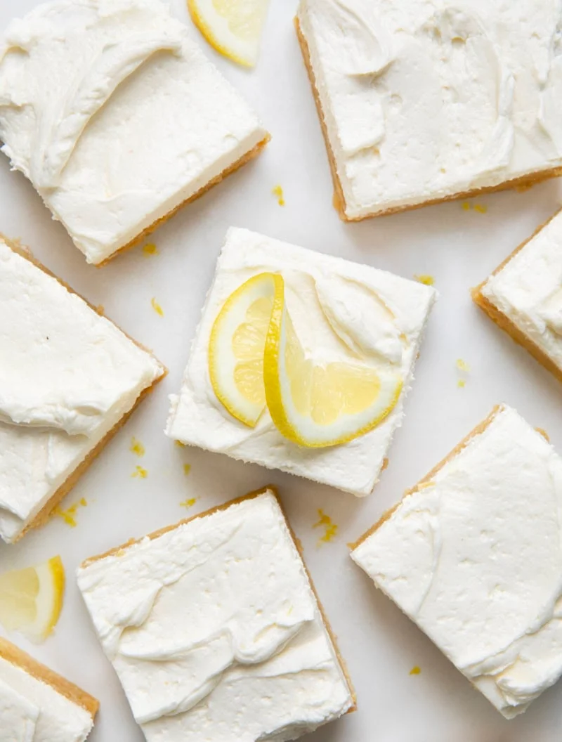 Frosted Lemon Brownies