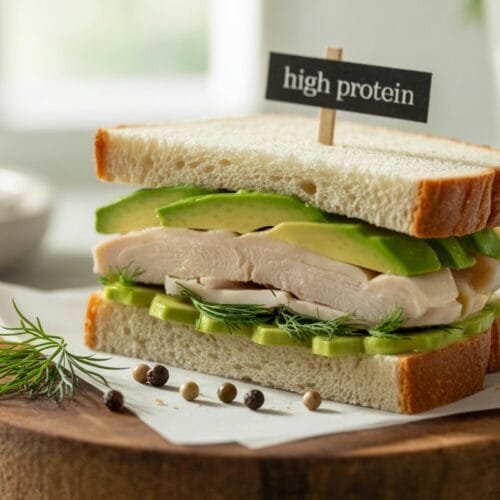 High Protein Cucumber Sandwich For Weight Gain